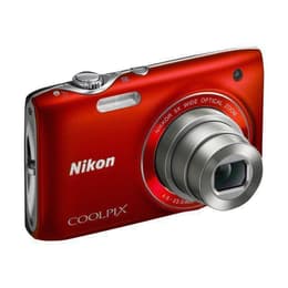 Kompakt Kamera Coolpix S3100 - Rot + Nikon Nikkor Wide Optical Zoom 26-130 mm f/3.2-6.5 f/3.2-6.5