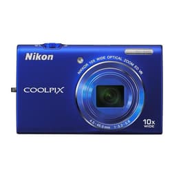 Kompakt Kamera Coolpix S6200 - Blau + Nikon Nikkor f/3.2–5.6