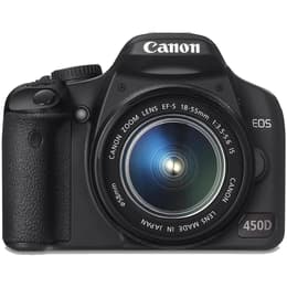 Spiegelreflexkamera EOS 450D - Schwarz + Canon Zoom Lens EF-S 18-55mm f/3.5-5.6 IS f/3.5-5.6 IS