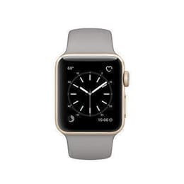 Apple Watch Series 4 (2018) GPS 40 mm - Aluminium Gold - Sportarmband Grau
