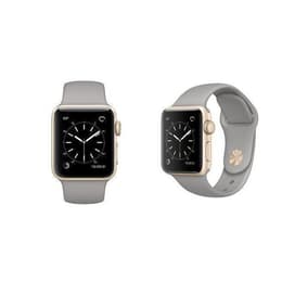 Apple Watch Series 4 (2018) GPS 40 mm - Aluminium Gold - Sportarmband Grau