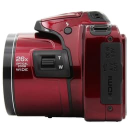 Kompakt Bridge Kamera Nikon L810 - Rot/Schwarz