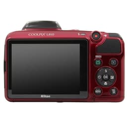 Kompakt Bridge Kamera Nikon L810 - Rot/Schwarz