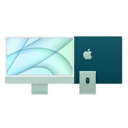 iMac 24" (2021) Apple M1 mit 8‑Core CPU 7-core GPU - 256 GB SSD - 8 GB QWERTY - Spanisch Standardglas