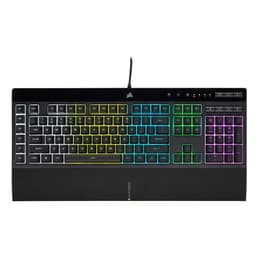 Corsair Tastatur QWERTY QWERTY - Englisch (US) mit Hintergrundbeleuchtung K55 RGB Pro