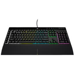 Corsair Tastatur QWERTY QWERTY - Englisch (US) mit Hintergrundbeleuchtung K55 RGB Pro
