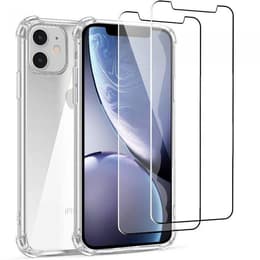 Hülle iPhone 11 und 2 schutzfolien - TPU - Transparent