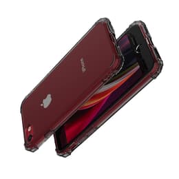 Hülle iPhone SE (2022/2020)/8/7/6/6S - Silikon - Schwarz/Transparent