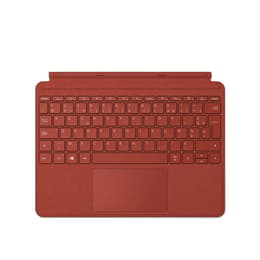 Tastatur AZERTY Französisch Wireless MICROSOFT Clavier Type Cover Surface Rouge Coquelicot pour Surface Go 3 - AZERTY