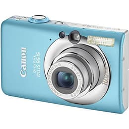 Kompakt Kamera Ixus 95 IS - Blau + Compacta Canon Zoom Lens 35-105 mm f/2.8-4.9 IS f/2.8-4.9