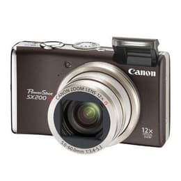 Kompaktkamera - Canon PowerShot SX200 IS - Schwarz