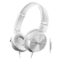 Philips SHL3065 Kopfhörer verdrahtet mit Mikrofon - Silber/Weiß