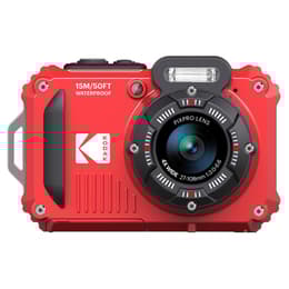 Kompakt Kamera PixPro WPZ2 - Schwarz/Rot + Kodak Zoom Optique x4 27-108mm f/3.0-6.6 f/3.0-6.6