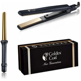 Golden Curl The Double Gold Set Duo - Schwarz Glätteisen