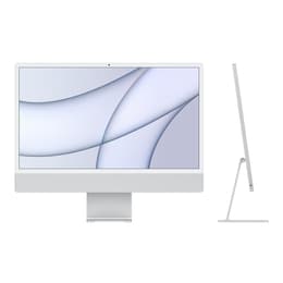 iMac 24" (2021) Apple M1 mit 8‑Core CPU 7-core GPU - 256 GB SSD - 16 GB QWERTY - Englisch Standardglas