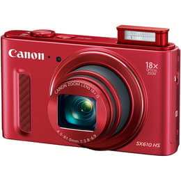 Canon PowerShot SX610HS - Rot + Canon Zoom 18x 4,5-81mm f/3.8-6.9