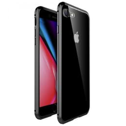 Hülle iPhone 7/8/SE 2020/2022 und schutzfolie - Kunststoff - Schwarz