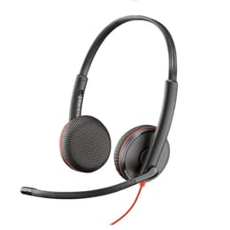 Plantronics Poly Blackwire 3225 Kopfhörer mit kabel mit Mikrofon - Schwarz