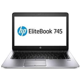 Hp EliteBook 745 G2 14" A8 1.9 GHz - SSD 256 GB - 8GB QWERTY - Schwedisch