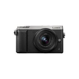 Hybrid-Kamera Lumix DMC-GX80 - Silber/Schwarz + Panasonic Lumix G Vario HD 12-32mm F3.5-5.6 Mega OIS + Lumix G X Vario 35-100mm F2.8 II Power OIS f/3.5-5.6 +f/2.8