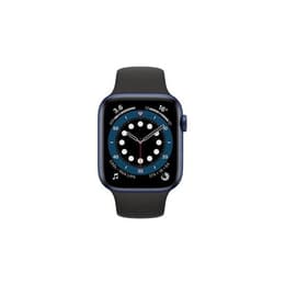 Apple Watch (Series 6) 2020 GPS 40 mm - Aluminium Blau - Sportarmband Schwarz