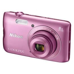 Kompakt Kamera Nikon Coolpix A300 - Rosa + Objektiv Nikkor Wide Optical Zoom VR