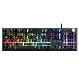 Spirit Of Gamer Tastatur AZERTY Französisch mit Hintergrundbeleuchtung Pro K7