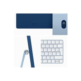 iMac 24" (2023) Apple M3 mit 8‑Core CPU 10-core GPU - 2 TB SSD - 24 GB AZERTY - Französisch Standardglas
