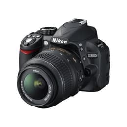 Reflex Nikon D3100 - Schwarz + Objektiv AF-S DX NIKKOR 18-55mm f/3.5-5.6G VR