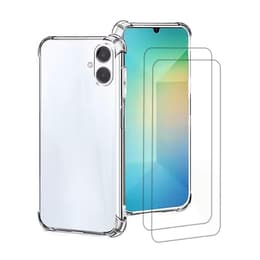 Hülle Galaxy A06 und 2 schutzfolien - TPU - Transparent