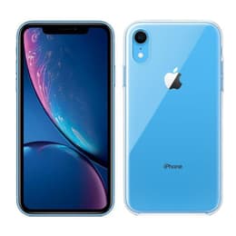 Bundle iPhone XR + Apple-Hülle (Transparent) - 64GB - Blau - Ohne Vertrag