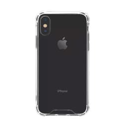 Hülle iPhone XS Max und 2 schutzfolien - Recycelter Kunststoff - Transparent