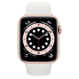 Apple Watch (Series 4) 2018 GPS 40 mm - Aluminium Gold - Sportarmband Weiß