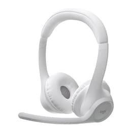 Logitech Zone 300 Kopfhörer Noise cancelling wireless mit Mikrofon - Weiß