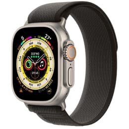 Apple Watch (Ultra) 2022 GPS + Cellular 49 mm - Titan Grau - Trail loop Schwarz