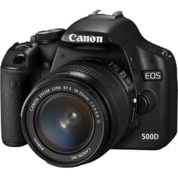 Reflex - Canon EOS 500D Schwarz Objektiv Canon EF-S 18-55mm f/3.5-5.6 IS