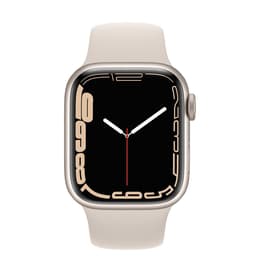 Apple Watch (Series 7) 2021 GPS 45 mm - Aluminium Silber - Sport loop Polarstern
