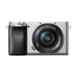 Hybrid-Kamera Sony α6000 Silber + Objektiv Sony E 16-50 mm f/3.5-5.6