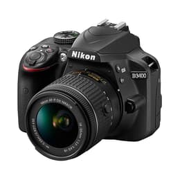Spiegelreflexkamera D3400 - Schwarz + Nikon AF-P DX Nikkor 18-55mm f/3.5-5.6G VR f/3.5-5.6G
