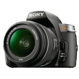 Sony Alpha DSLR-A380 Spiegelreflexkamera + Sony DT 18-55 mm f/3.5-5.6 SAM Objektiv - Schwarz