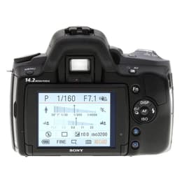 Sony Alpha DSLR-A380 Spiegelreflexkamera + Sony DT 18-55 mm f/3.5-5.6 SAM Objektiv - Schwarz