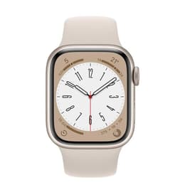 Apple Watch Series 8 (2022) GPS + Cellular 45 mm - Rostfreier Stahl Silber