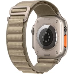 Apple Watch Ultra 2 (2023) GPS + Cellular 49 mm - Titan Titan Natur - Alpine loop Grün