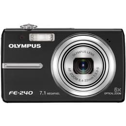Kompakt Kamera FE-240 - Schwarz + Olympus Olympus Lens AF Zoom 38-190 mm f/3.3-5.0 f/3.3-5.0