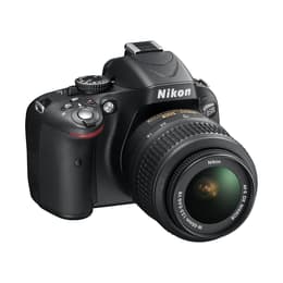 Spiegelreflexkamera Nikon D5100 Schwarz + Objektiv Nikon AF-S DX Nikkor 18-55 mm f/3.5-5.6G VR