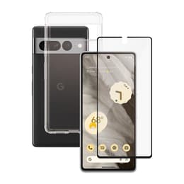 Hülle 360 Google Pixel 7 und schutzfolie - TPU - Transparent