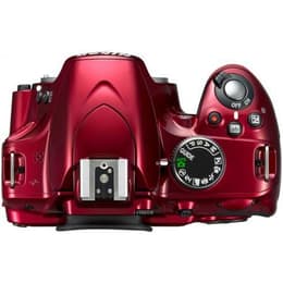 Spiegelreflexkamera Nikon D3100 Rot - Nur Gehäuse
