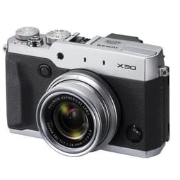 Kompakt Kamera FinePix X30 - Silber + Fujifilm Fujinon Aspherical Lens Super EBC 7.1-28.4mm f/2.0-2.8 f/2.0-2.8