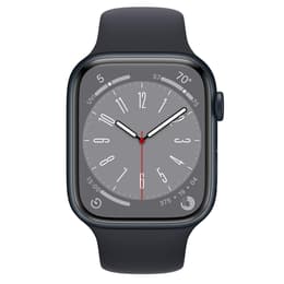 Apple Watch (Series 8) 2020 GPS + Cellular 45 mm - Aluminium Mitternacht - Sportarmband