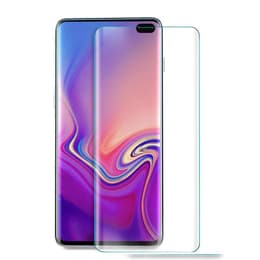 Displayschutz Galaxy S10+ 3 Schutzfolien - Gehärtetes Glas - Transparent